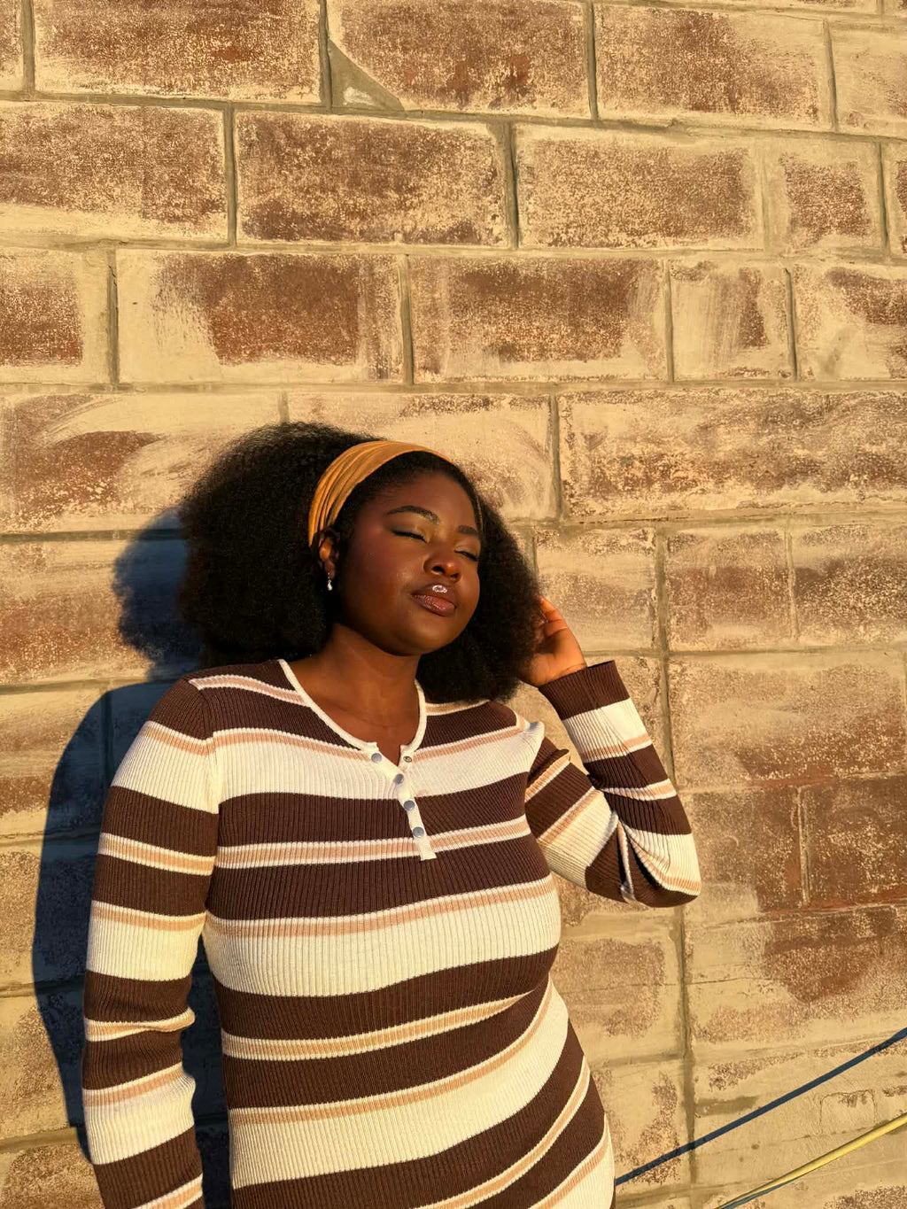 Afro curly (half wig) 18