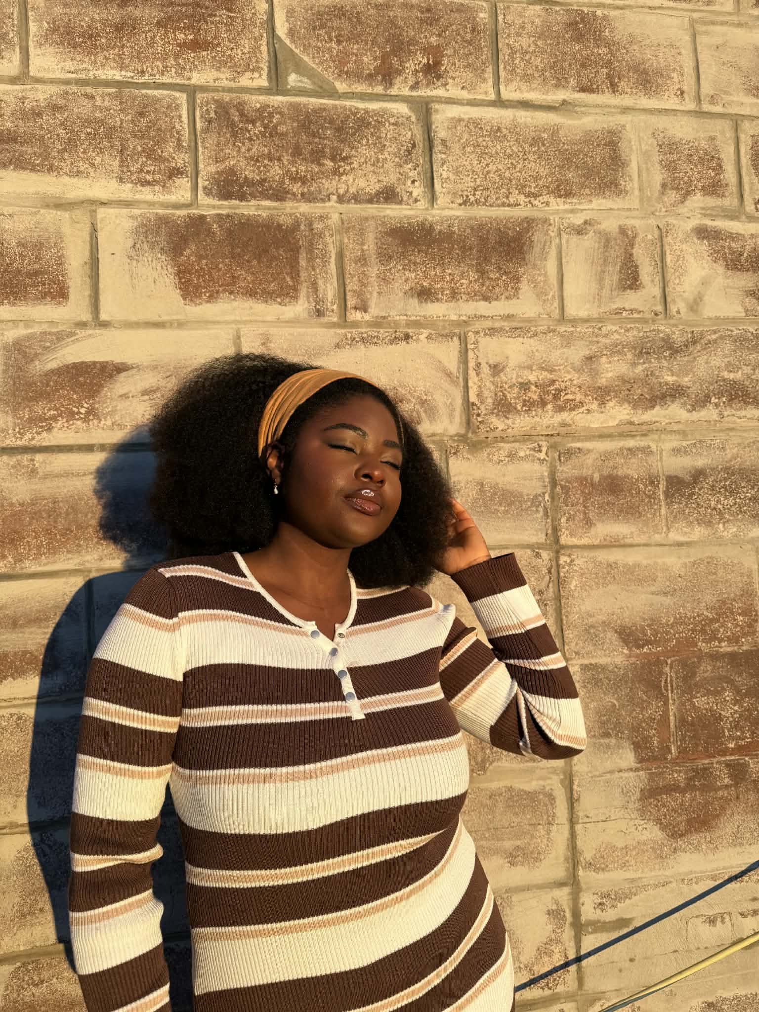 Afro curly (half wig) 18